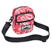 DEATH ROW THA ESSENTIALS SMELL-PROOF CROSSBODY BAG WHITE ON RED