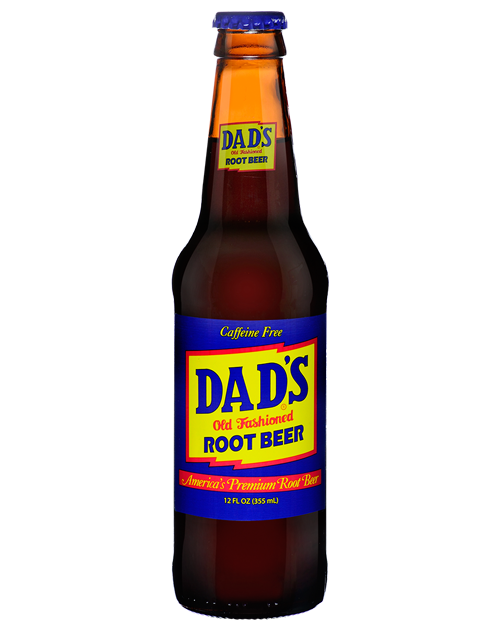 EXOTIC SODA DAD'S 12oz. BOTTLE ROOT BEER
