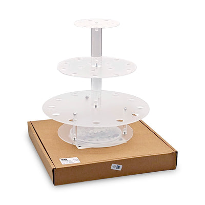 DISPLAY ONLY ROTATE ACRYLIC 3-LAYERS 28 HOLES