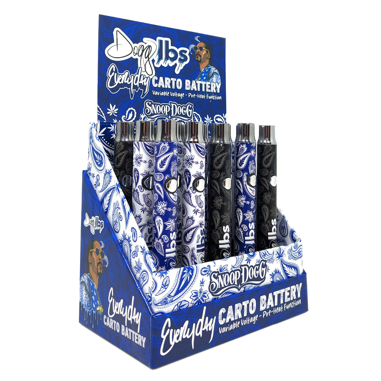 SNOOP DOGG ED CARTO-BATTERY 350mAh 15ct/DISPLAY