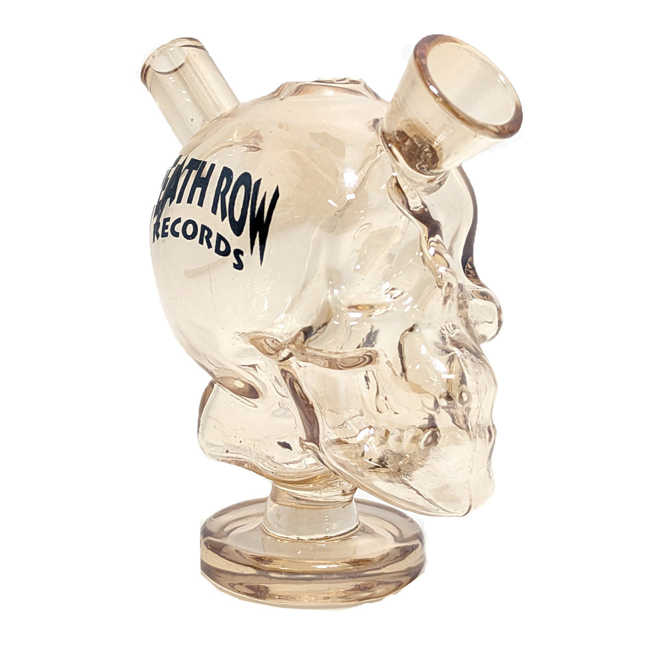 DEATH ROW RECORDS SKULL BLUNT BUBBLER GOLD