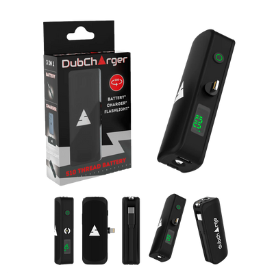 DUBCHARGE DUBCHARGER BATTERY+CHARGER+FLASHLIGHT BLACK