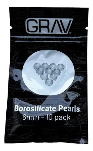 GRAV® 6MM BORO TERP PEARLS - PACK OF 10