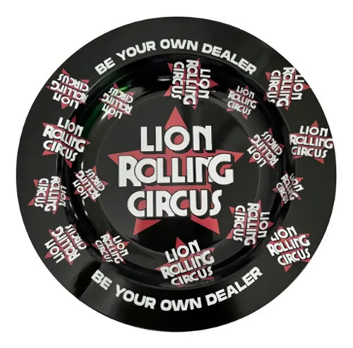 LION ROLLING CIRCUS GOODIES ASHTRAY LOGO