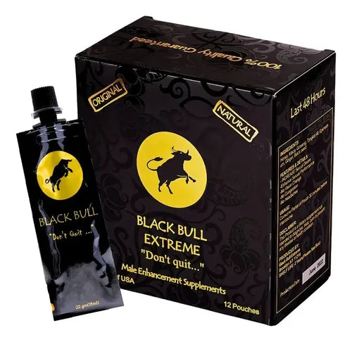 BLACK BULL EXTREME POUCH 15CT/PK