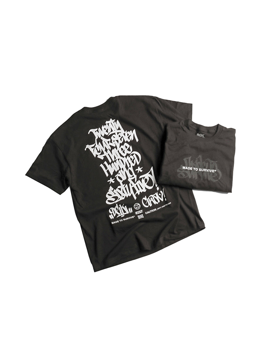 GRAV DGK MADE TO SURVIVE GLOW IN THE DARK T-SHIRT