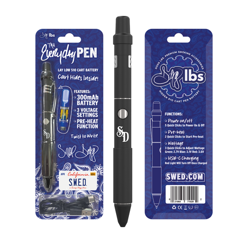 DOGG LBS THA EVERYDAY PEN 510 CART BATTERY BLACK