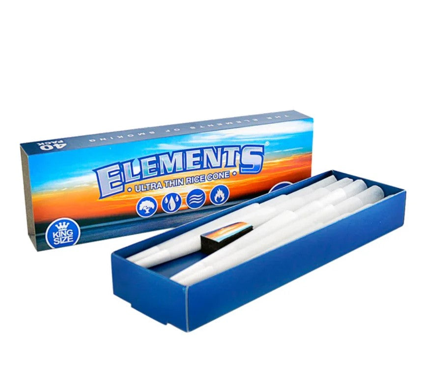 ELEMENTS KING SIZE PRE-ROLLED CONES 40 PACK