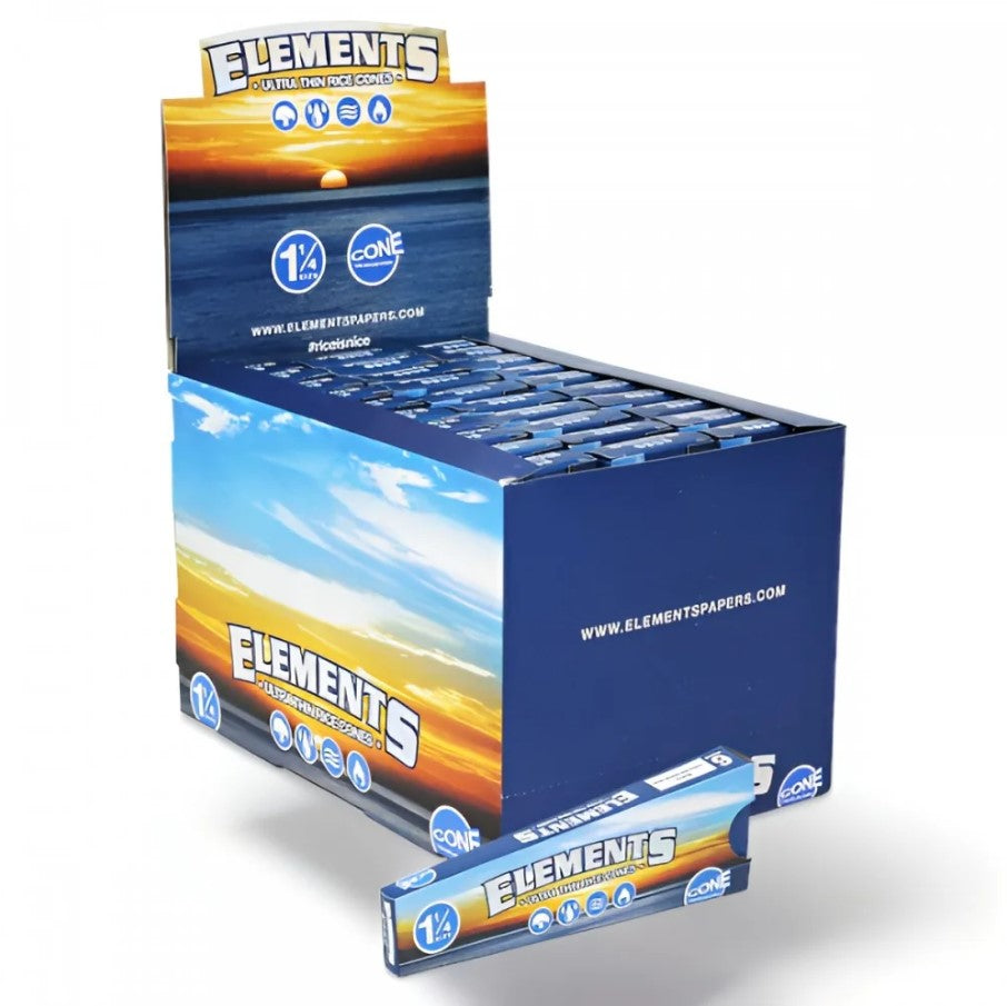 ELEMENTS PRE ROLL CONE 1 1/4 30/6PK