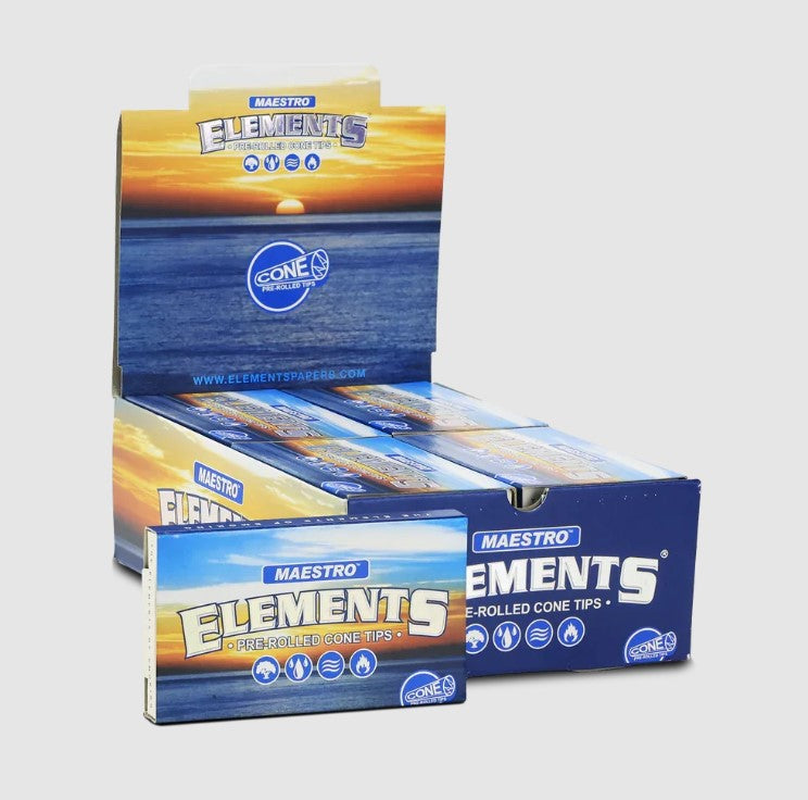 ELEMENTS PRE ROLLED CONICAL TIP MAESTRO 20/BOX