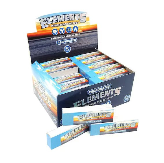 ELEMENTS ROLLUP TIPS PERFORATED 50/BOX 50 TIPS