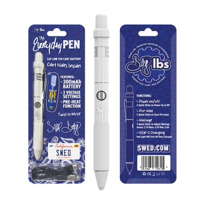 DOGG LBS THA EVERYDAY PEN 510 CART BATTERY WHITE