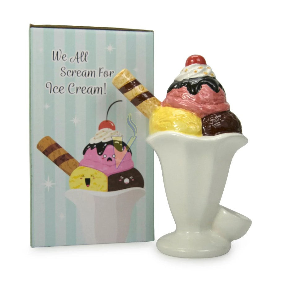 FASHIONCRAFT CERAMIC PIPE ICE CREAM SUNDAE #88141