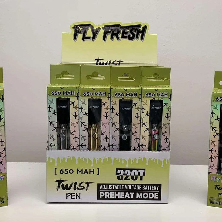 FLY FRESH TWIST PEN 650MAH ASST COLOR