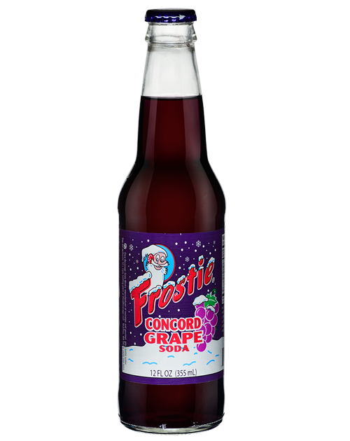 EXOTIC SODA FROSTIE 12oz. BOTTLE CONCORD GRAPE