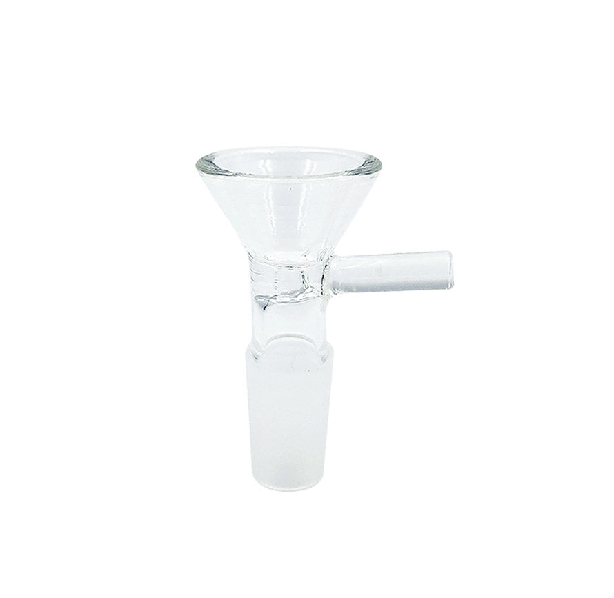 GCBL2 BOWL 14mm MALE CLEAR W/HANDLE 6ct/pk