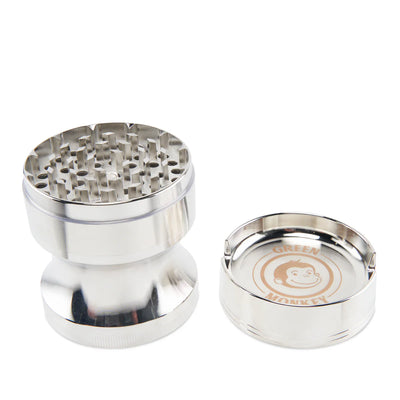 GREEN MONKEY CHACMA GRINDER 63MM 4PT ZINC SILVER