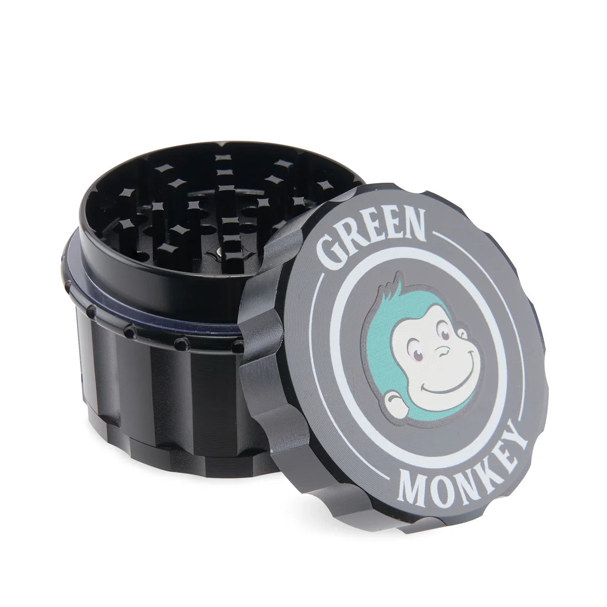 GREEN MONKEY JAVAN GRINDER 63MM 4PT ZINC BLACK