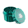 GREEN MONKEY JAVAN GRINDER 63MM 4PT ZINC GREEN