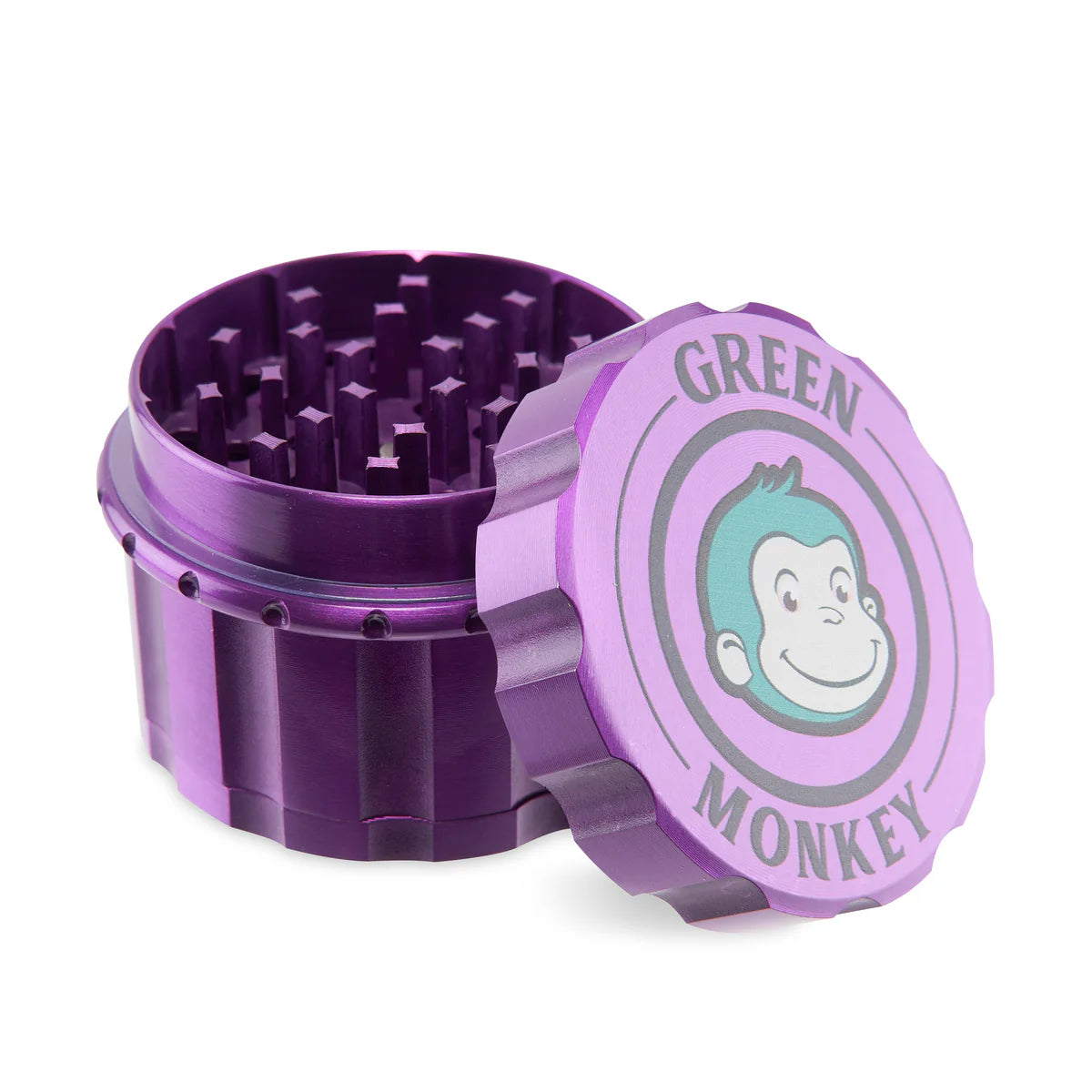 GREEN MONKEY JAVAN GRINDER 63MM 4PT ZINC PURPLE