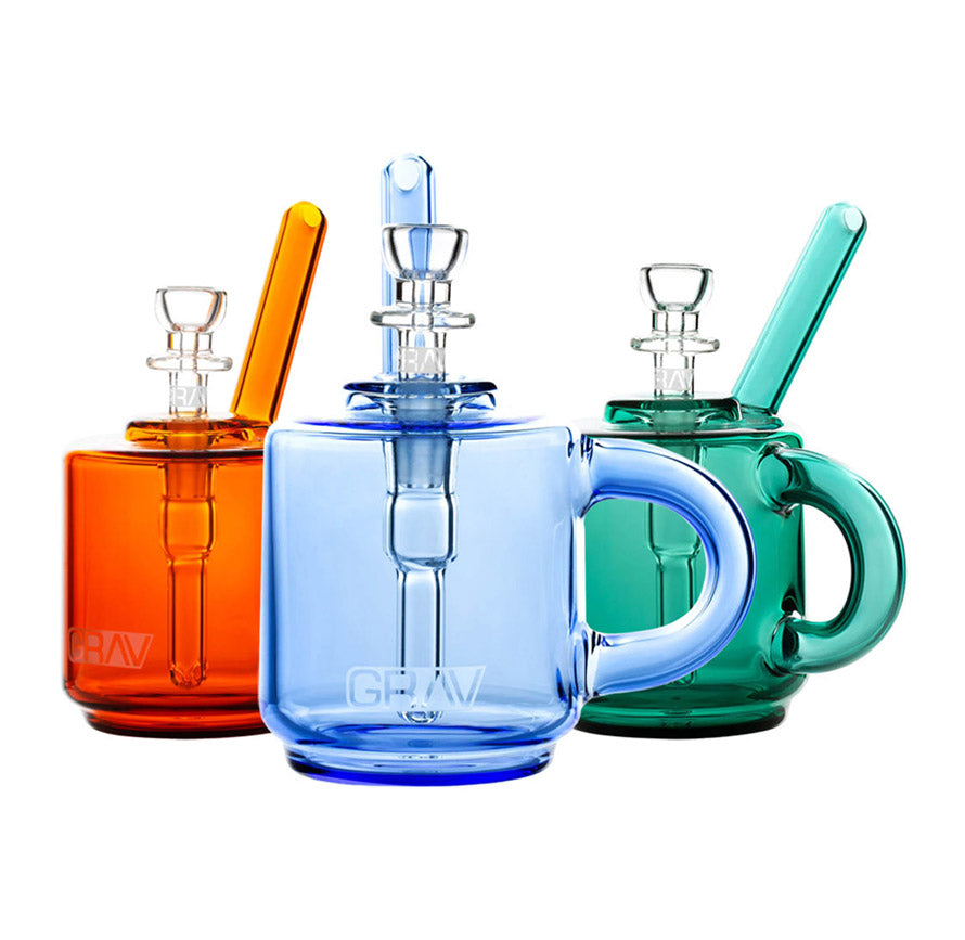 GRAV COFFEE MUG POCKET BUBBLER ASST COLORS