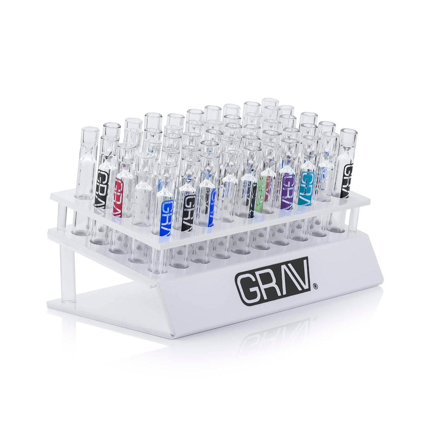 GRAV DISPLAY 12MM CLEAR TASTER 100PC/DISPLAY