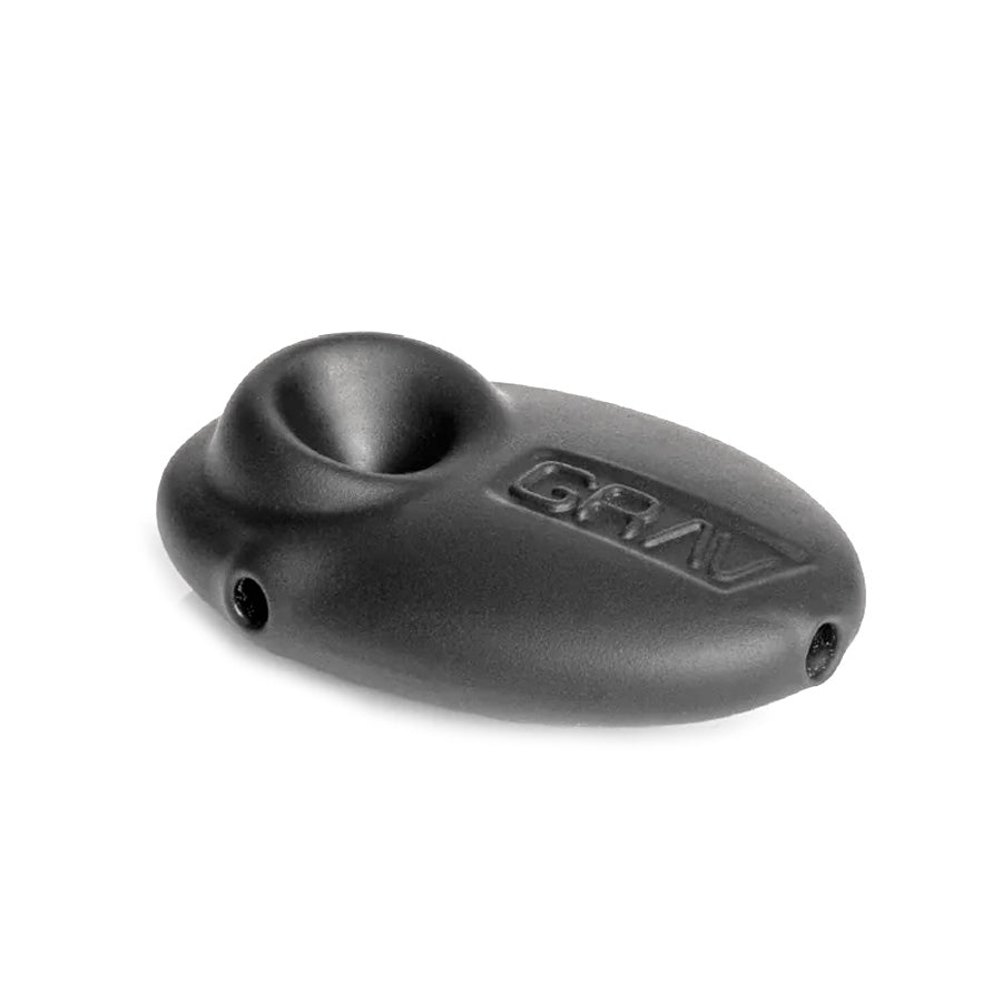 GRAV SANDBLASTED PEBBLE SPOON BLACK SPF.PB.3