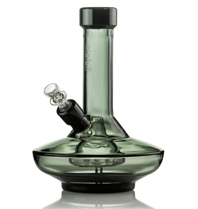 GRAV SMALL WIDE BASE WATER PIPE SMOKE/BLACK ACCENTS 32Q.11.3