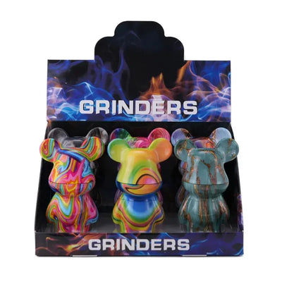 TVG16 GRINDER BEAR  52mm 4pt ASSORTED DESIGNS