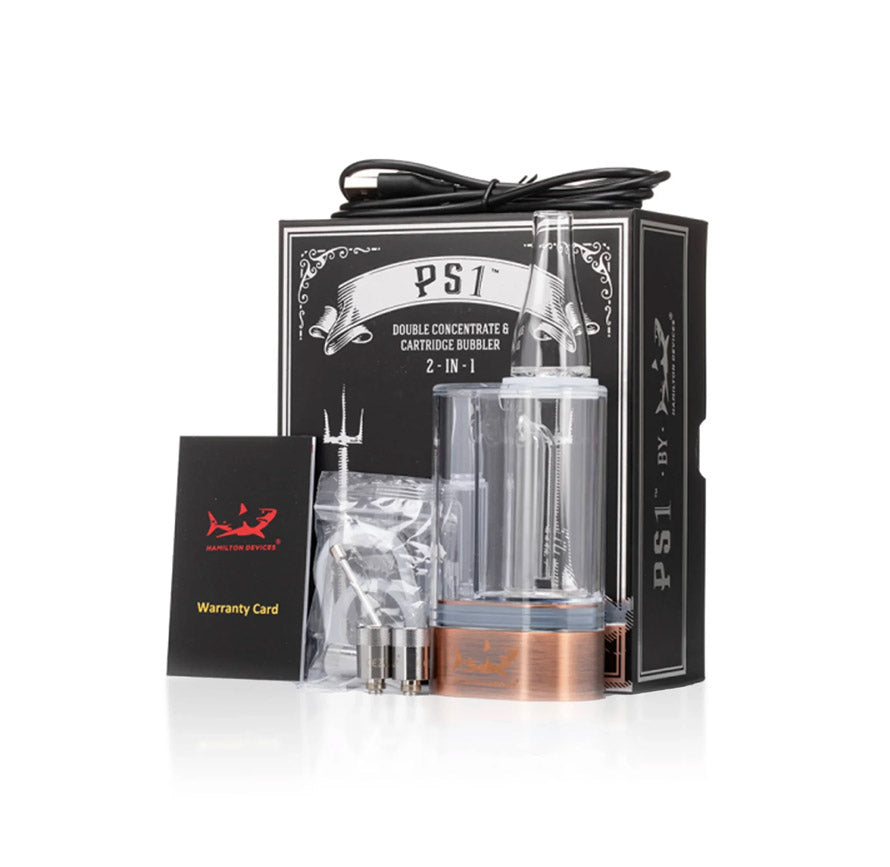 HAMILTON DEVICES PS1 DOUBLE CONCENTRATE & CARTRIDGE BUBBLER