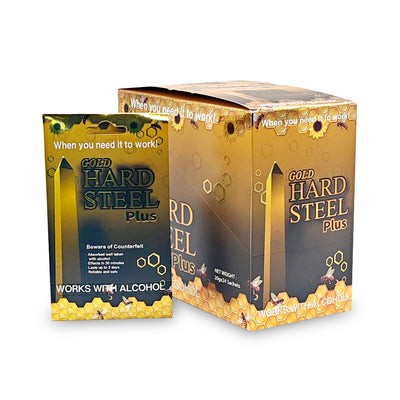 HARD STEEL PLUS HONEY GOLD 20g 24ct/BOX
