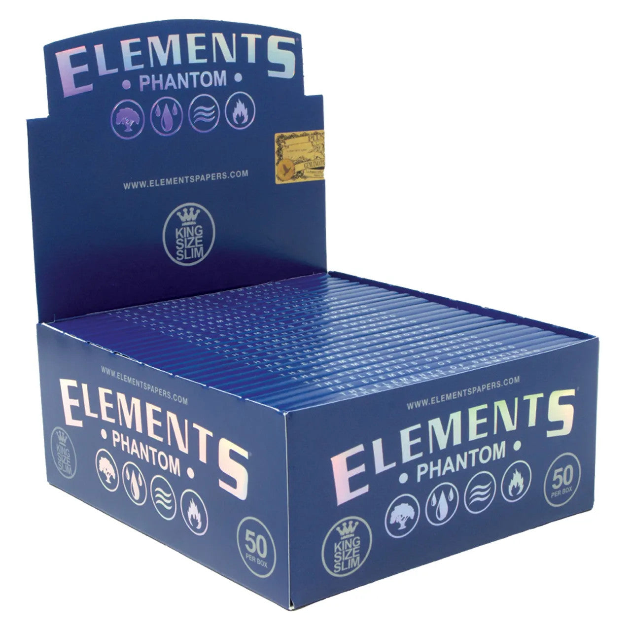 ELEMENT PHANTOM KING SIZE SLIM PAPER 50CT/BOX