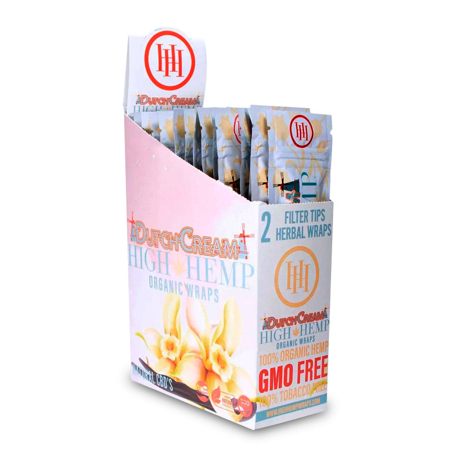 HIGH HEMP ORGANIC WRAPS DUTCH CREAM