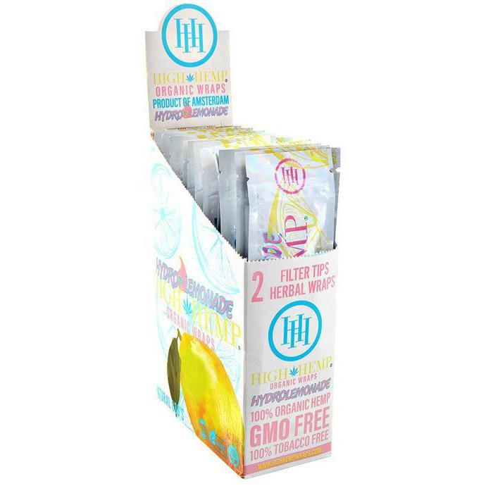 HIGH HEMP ORGANIC WRAPS HYDRO LEMONADE