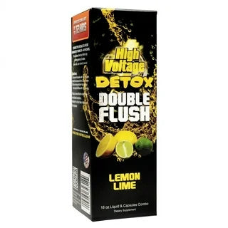 HIGH VOLTAGE DETOX DOUBLE FLUSH 16OZ LEMON LIME