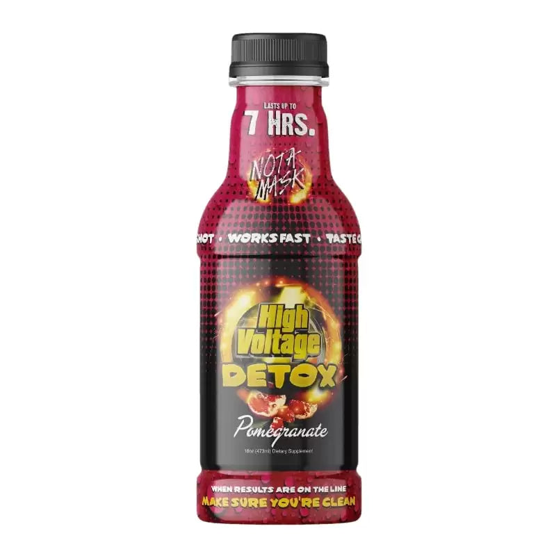 HIGH VOLTAGE DETOX  POMEGRANATE 16oz