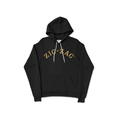 ZIG-ZAG HOODIE LOGO BLACK XLARGE