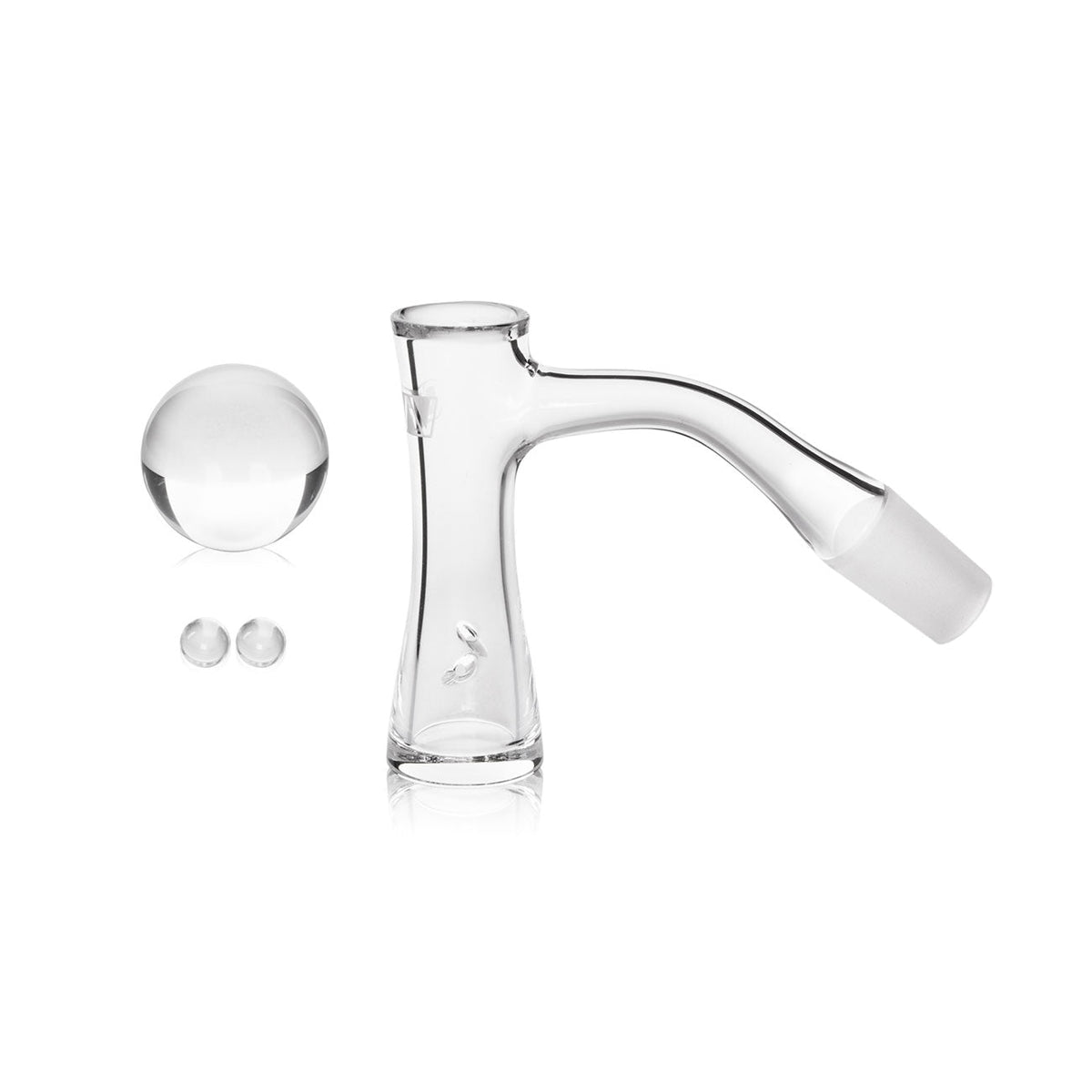 GRAV© 14mm 45ø QUARTZ HOURGLASS BANGER SET QB14X.HG.SET