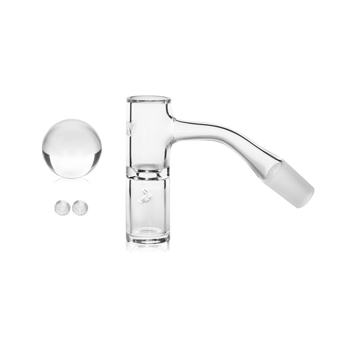 GRAV© 14mm 45ø QUARTZ HYBRID BUCKET BANGER SET QB14X.HY.SET