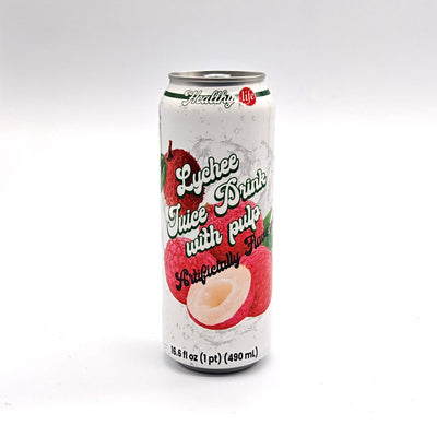 EXOTIC DRINK & HEALTHY LIFE 16oz CAN LYCHEE JUICE DRINK+PULP