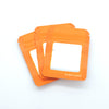 MYLAR BAGS ORANGE W/WINDOW 3x2.5