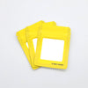 MYLAR BAGS YELLOW W/WINDOW 3x2.5