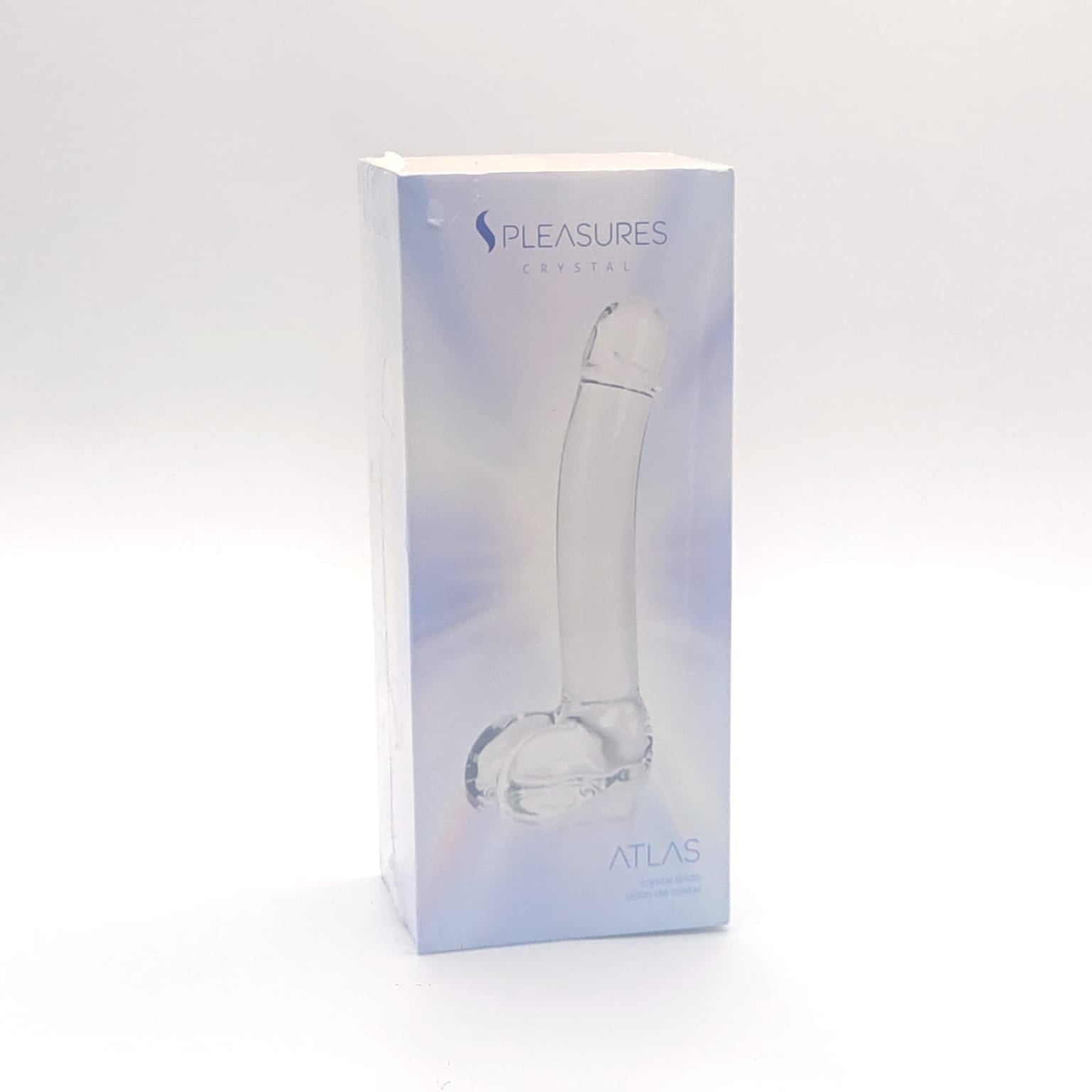 PLEASURES ATLAS ADULT TOY CRYSTAL DILDO