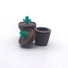 SILICONE WAX CONTAINER 8/PK CACTUS YHSSC