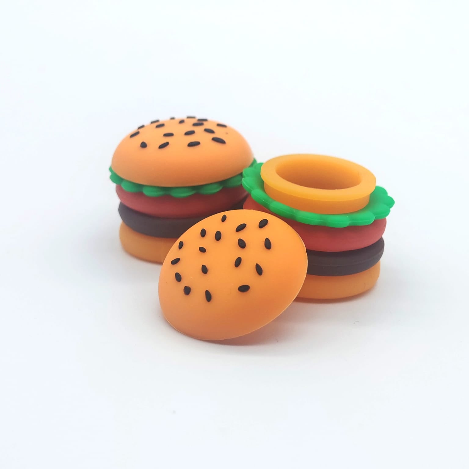 SILICONE WAX CONTAINER 6/PK BURGER YHSSC1