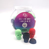 SILICON WAX CONTAINER SKULL 15ML 25ct/JAR SL136SKULL