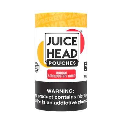JUICE HEAD POUCHES 6mg 5/PK MANGO STRAWBERRY MINT