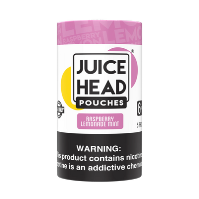 JUICE HEAD POUCHES 6mg 5/Pk RASPBERRY LEMONADE MINT