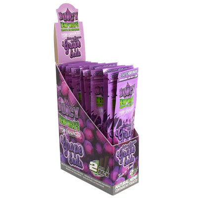 JUICY HEMP WRAPS TERP ENHANCED 25pk/bx (25x2)  GRAPE SODA