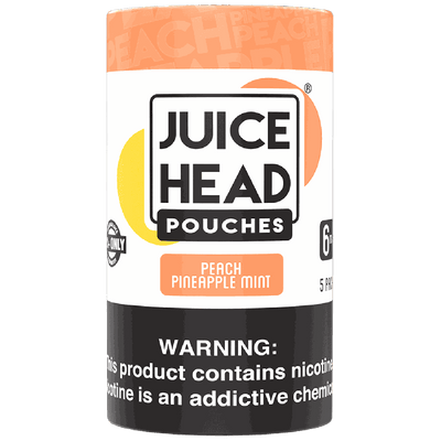 JUICE HEAD POUCHES 6mg 5/PK PEACH PINEAPPLE MINT